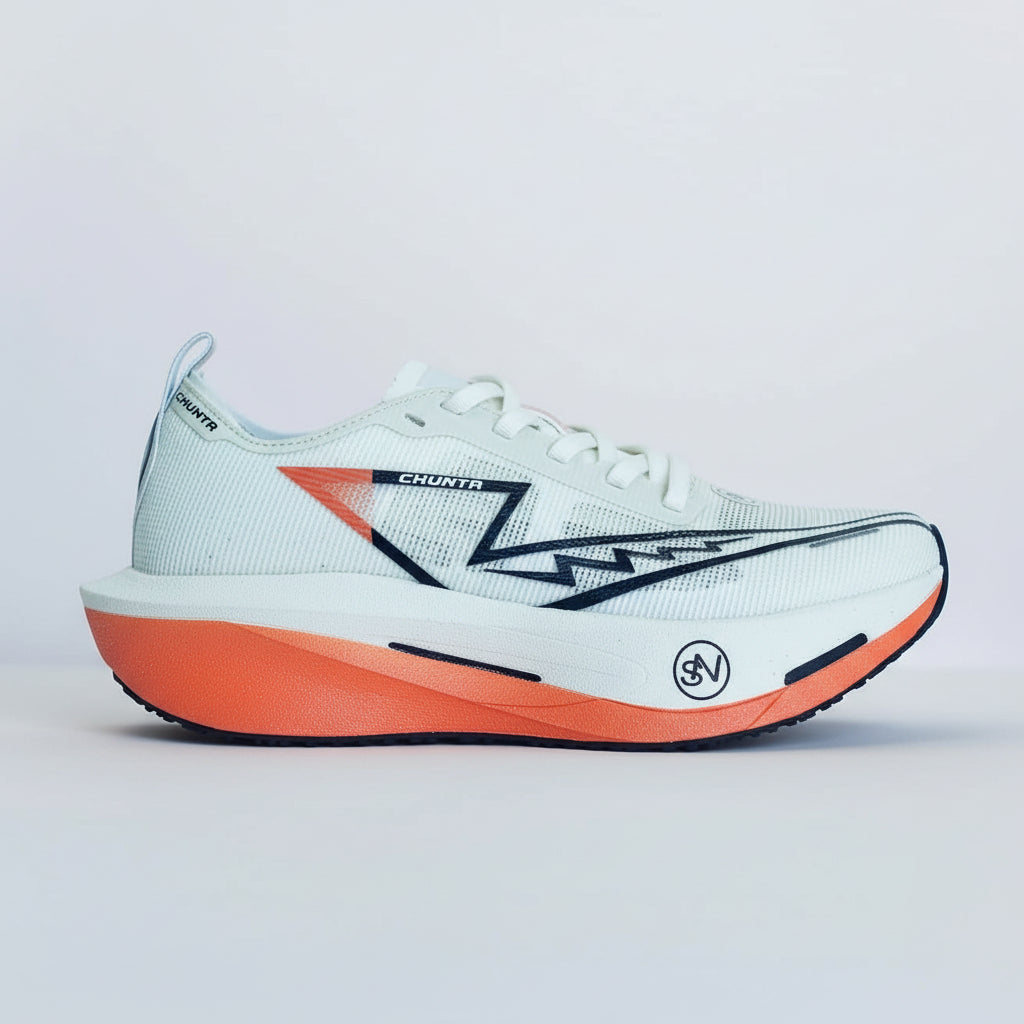 Walkora Carbon Marathon Laufschuh Orange