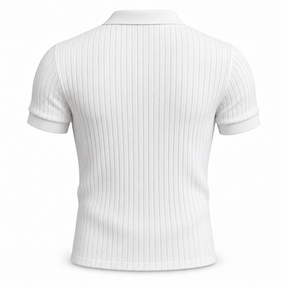 Walkora Ribbed Knit Polo